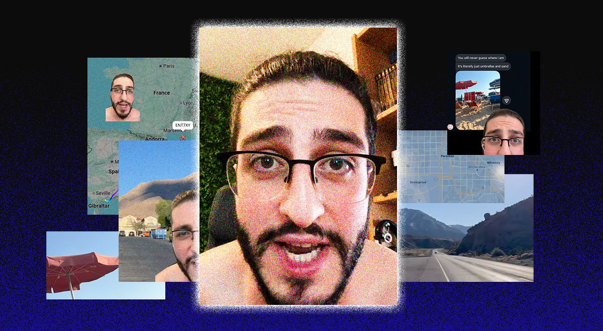 An image showing a complication of videos from TikTok content creator @guessnotlost