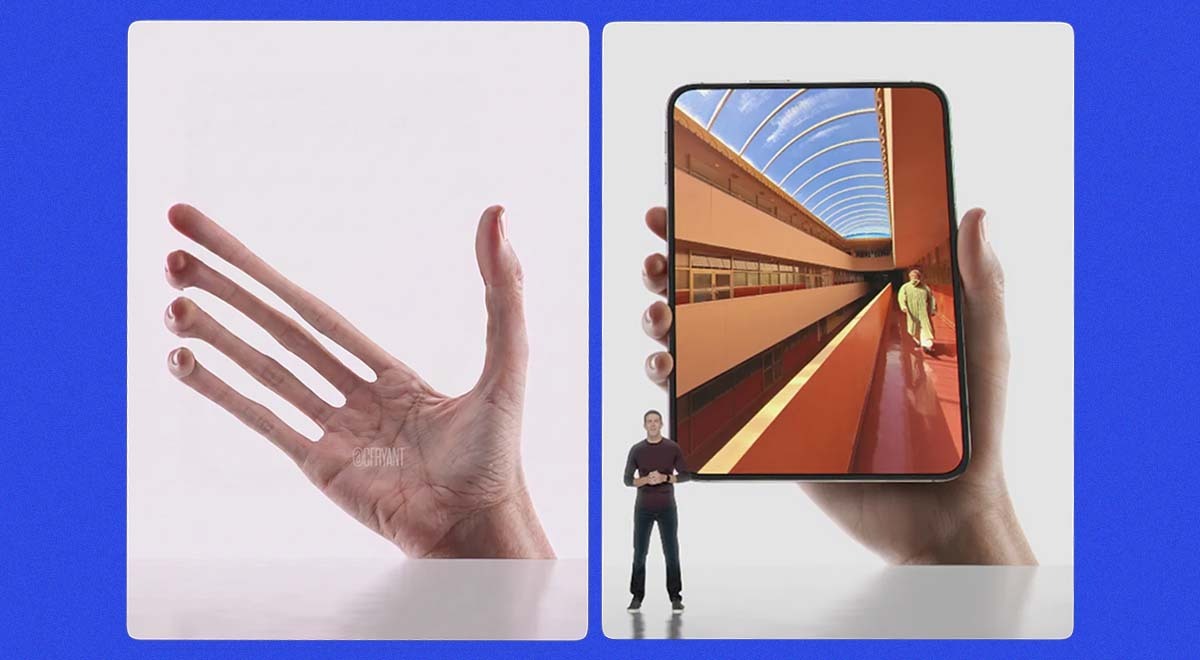 Photoshopped iPhone Duo promo image