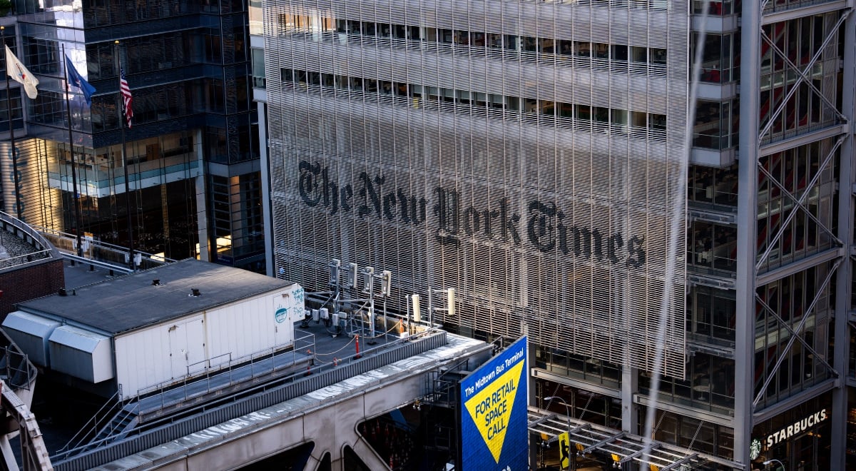 The New York Times Building in Manhattan