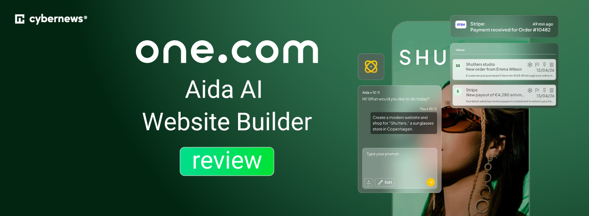 one com aida ai website builder featured image