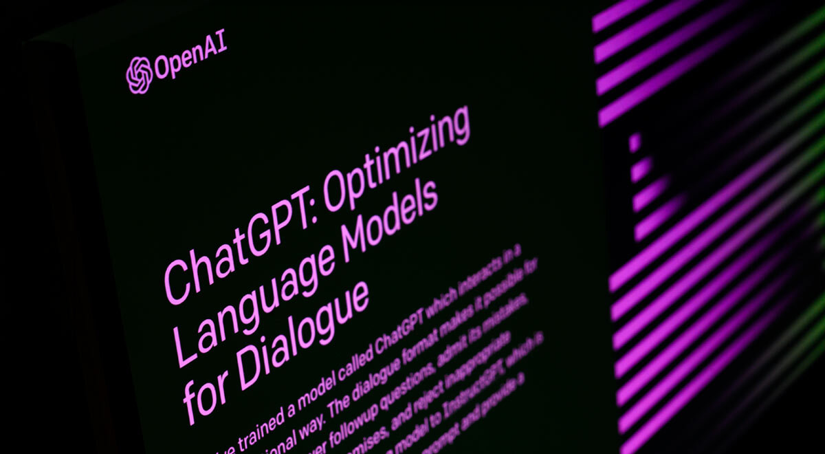 A general view of The Chat GPT website