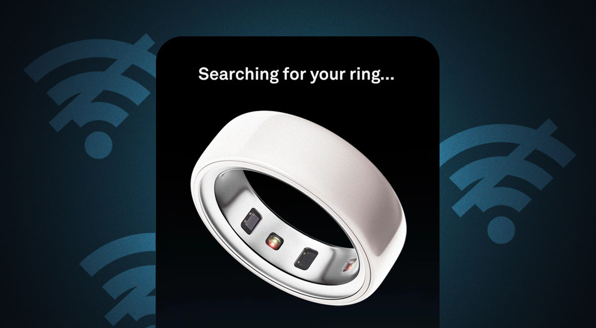Disconnected Oura smart ring