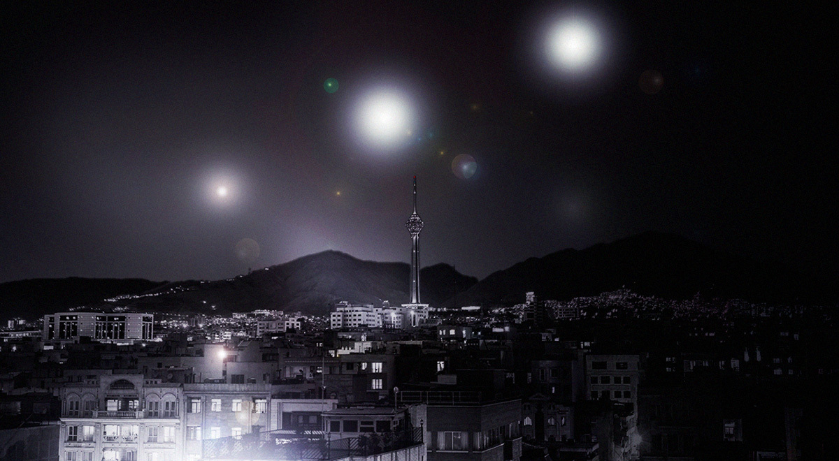 UAP-esque orbs over Tehran.