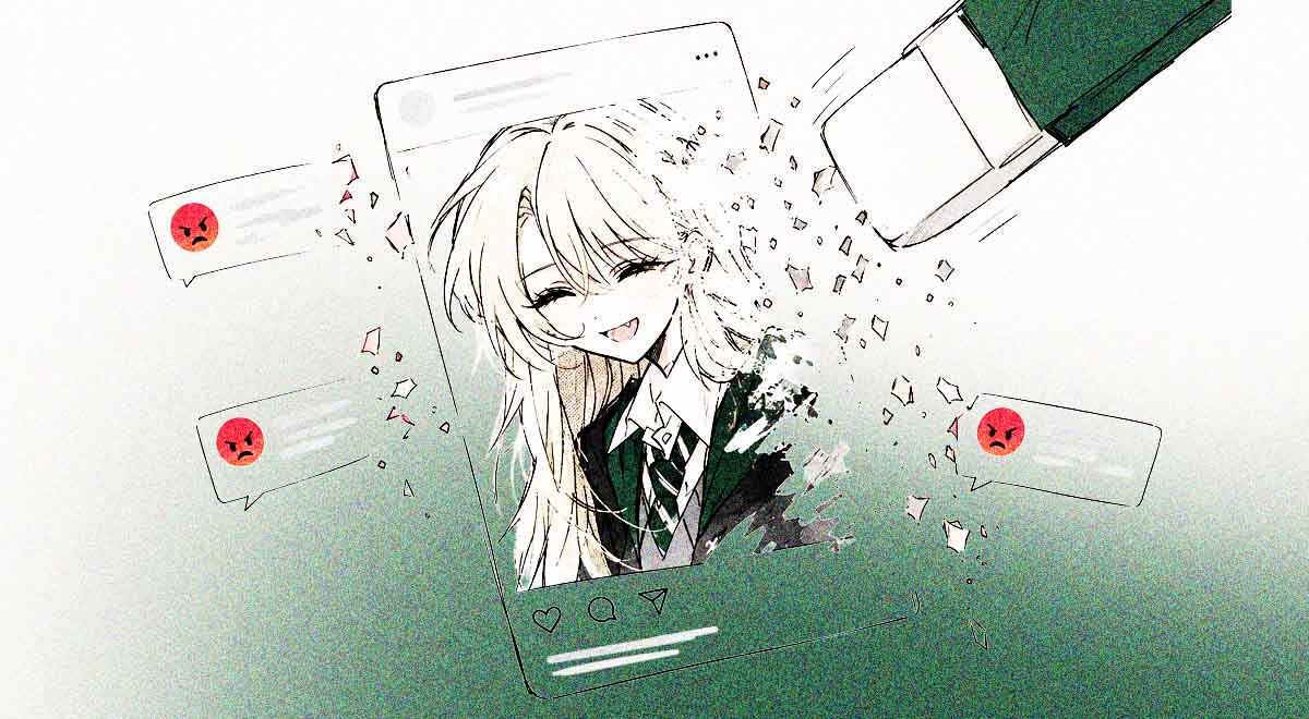 An anime version of Harry Potter character Draco Malfoy