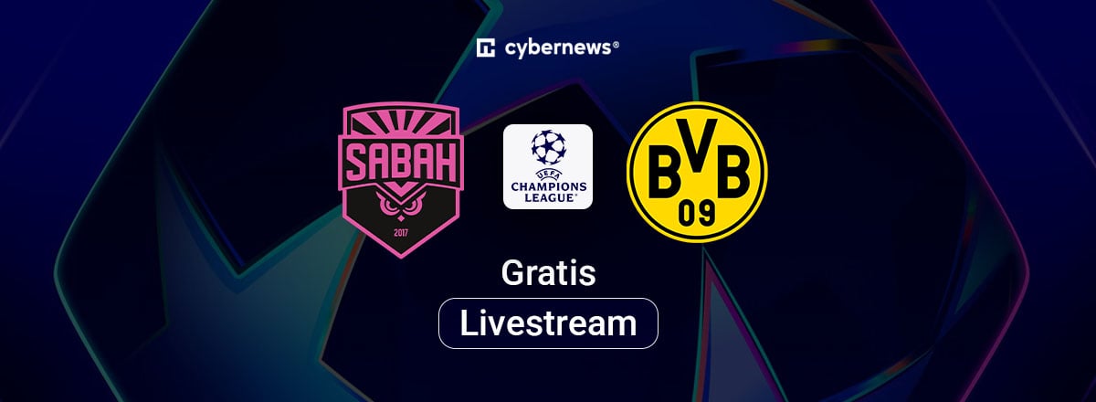 Vereinslogos von Sabah FK und Borussia Dortmund, Champions League 2026/27, Gratis-Livestream