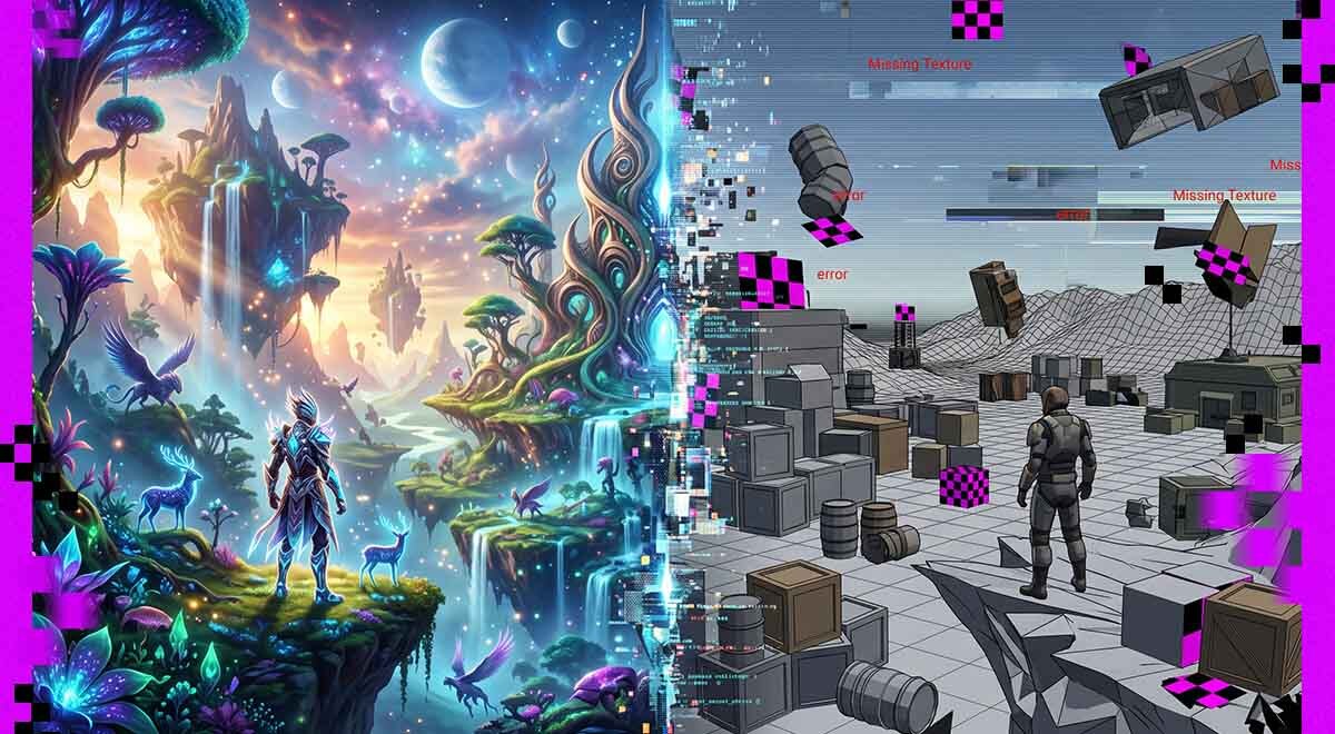 Half breathtaking AI generated gaming, and half slop.