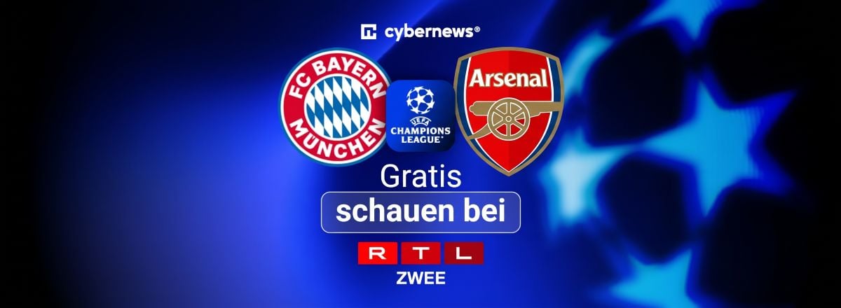 FC Bayern vs. Arsenal London, Team Logos, RTL Zwee Livestream