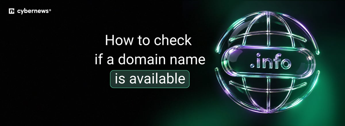 check if a domain name is available