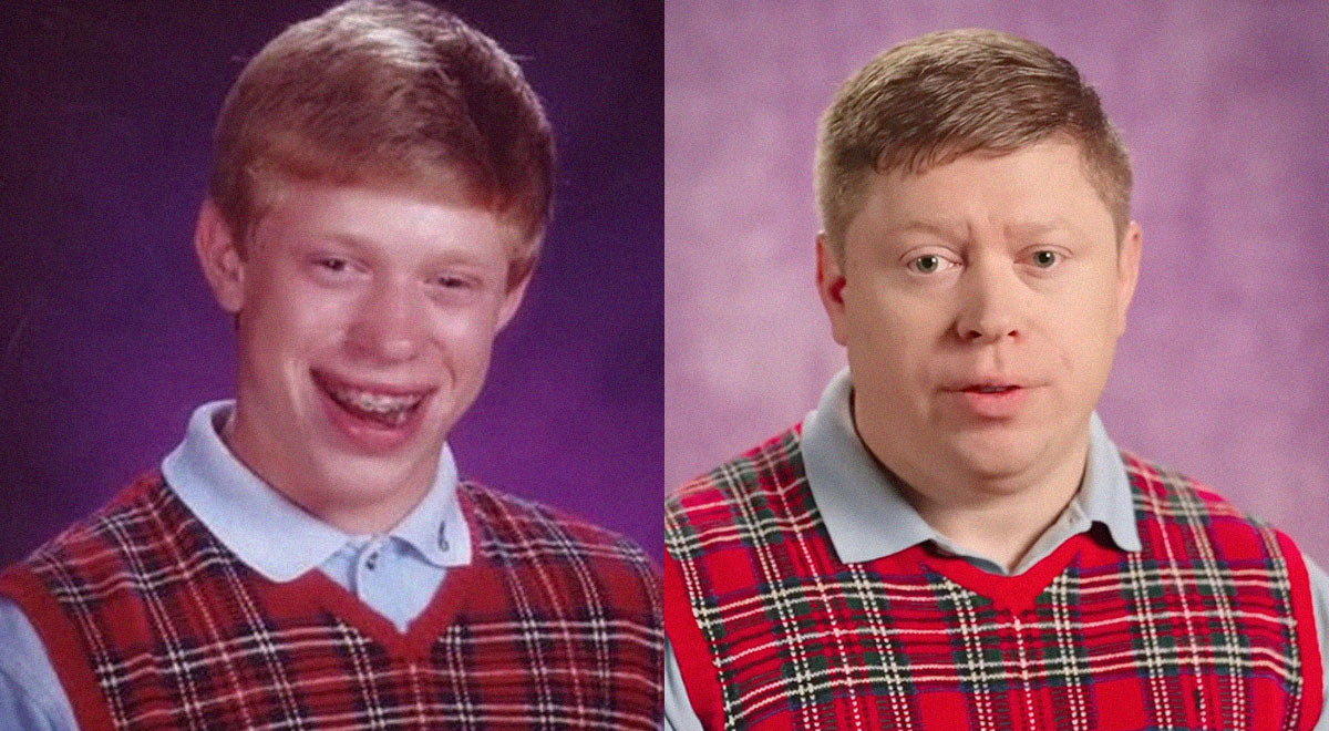 The star of the Bad Luck Brian meme revived in the Firefox latest campaing
