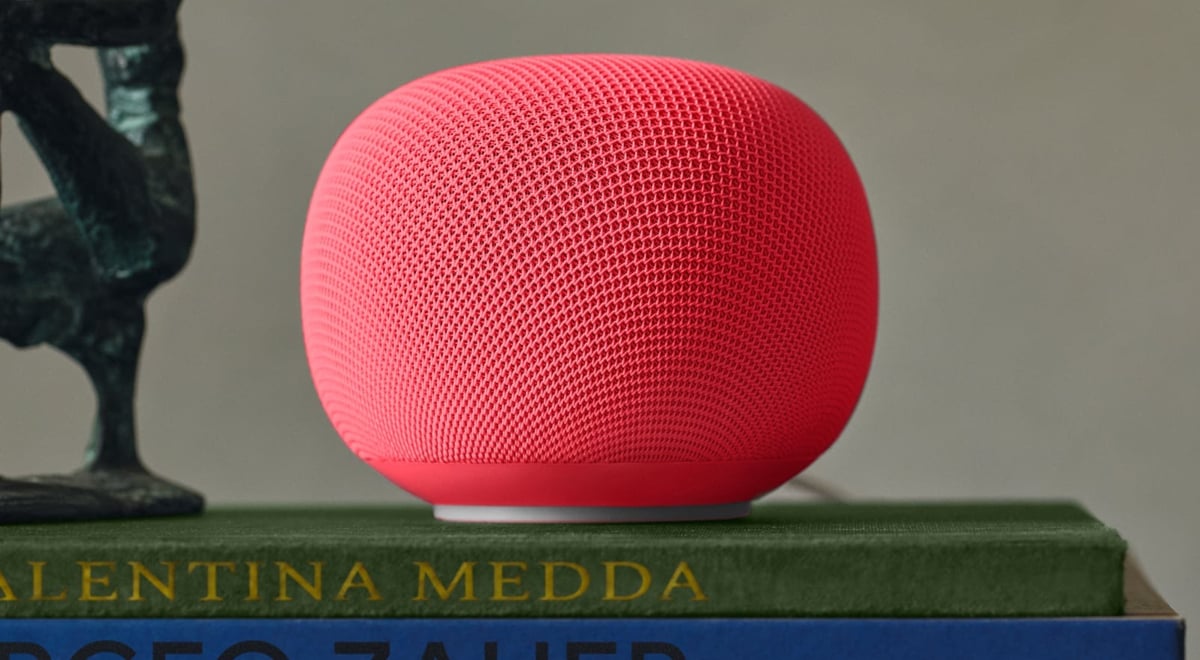 Google Home Speaker in red