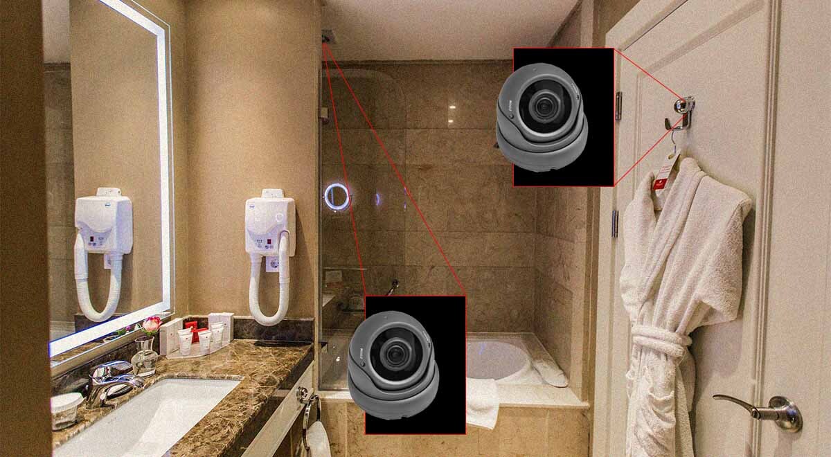 hotel room cameras