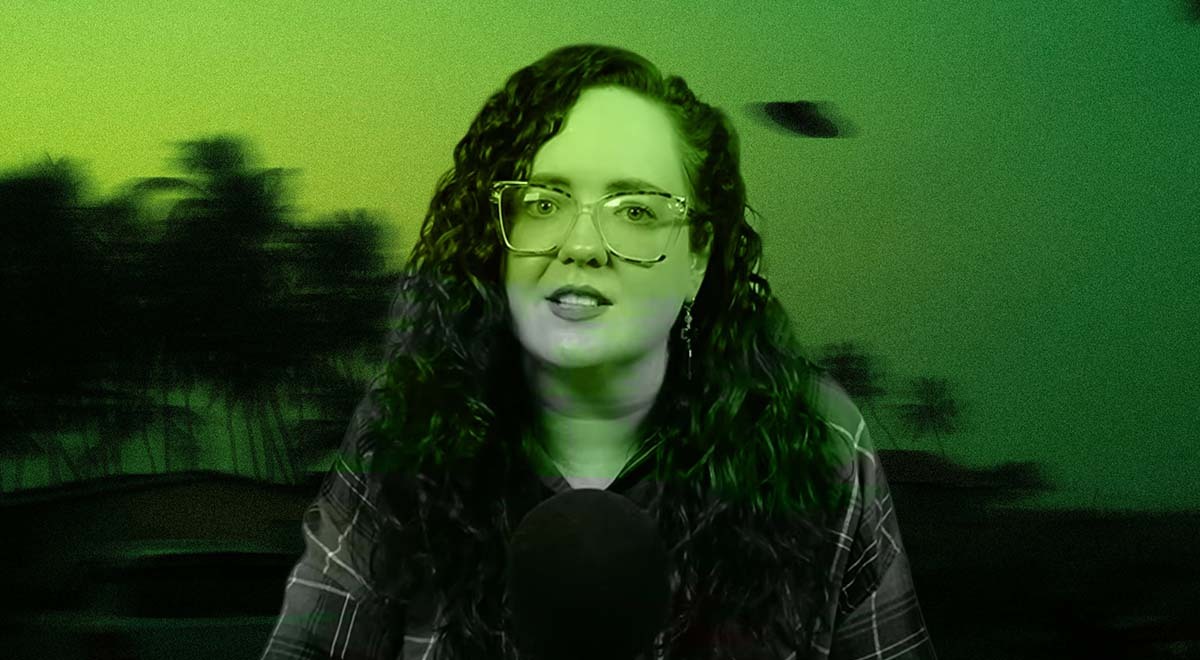 UFO presenter Kelly chase.