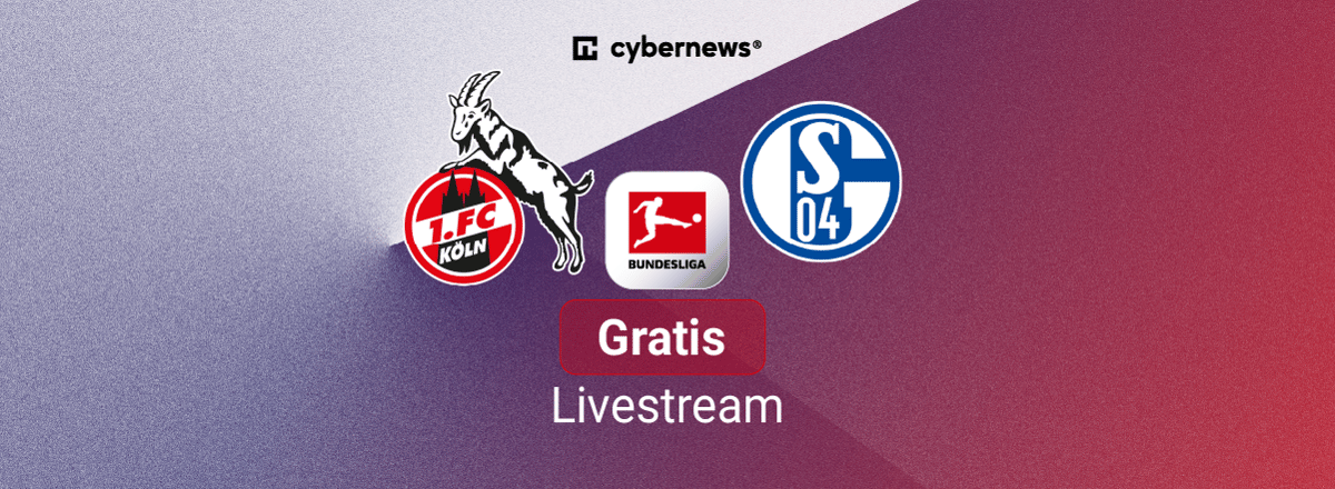 Vereinslogos von 1. FC Köln und FC Schalke 04 – Köln gegen Schalke Gratis-Livestream