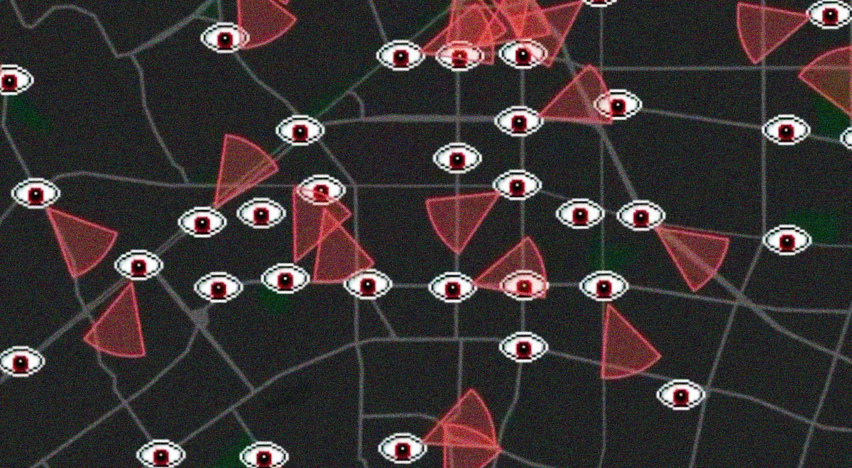 The view of the MapQuest app with marked Flock locations