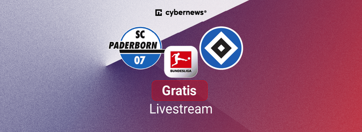 Paderborn vs. HSV, Team Logos, Bundesliga, Gratis-Livestream