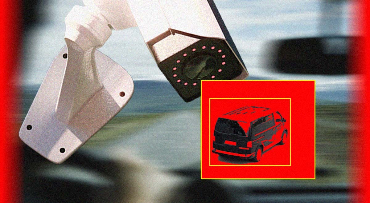 BriefCam surveillance camera and a vehicle.