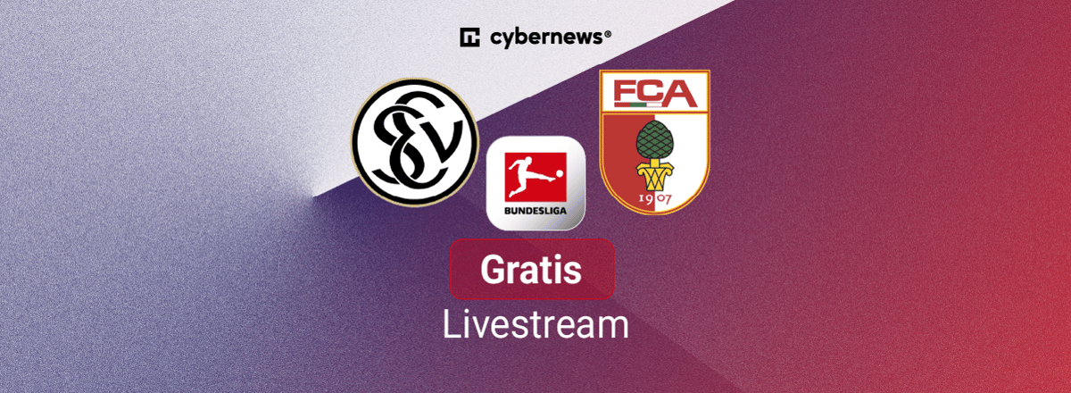 SV Elversberg vs. Augsburg, Logos, Bundesliga, Gratis-Livestream