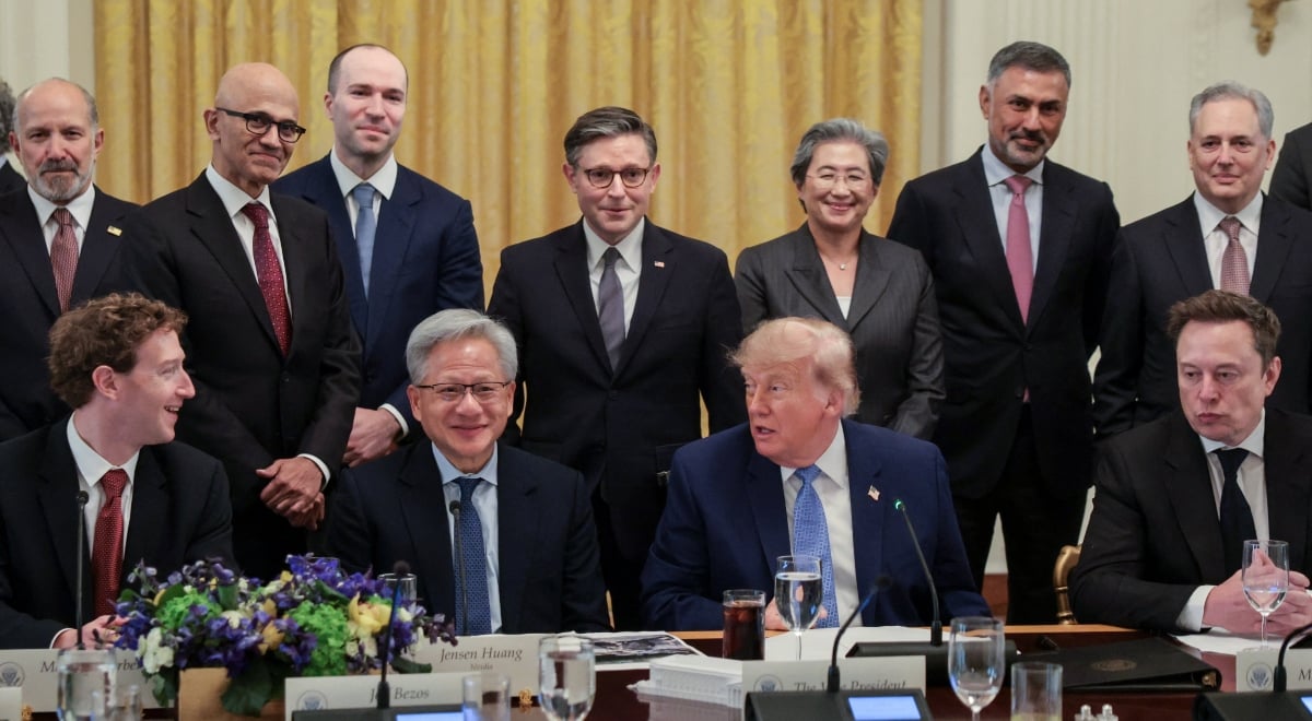 Trump, Zuckerberg, Musk, Huang