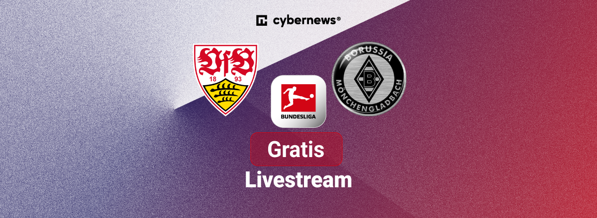 Vereinslogos von VfB Stuttgart und Borussia Mönchengladbach – Stuttgart gegen Gladbach kostenlos schauen