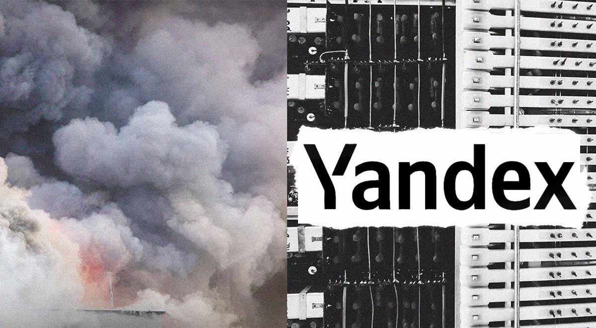 An explosion and a Yandex data center.