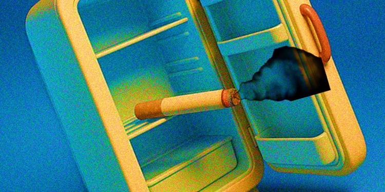 fridge cigarette Fridge cigarette TikTok trend| Cybernews