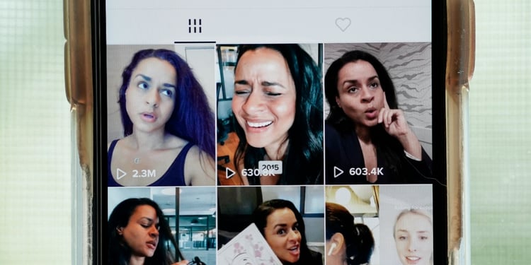 An influencer with viral trends.