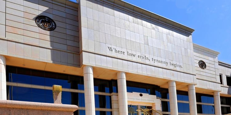 State Supreme Court Building Phoenix Arizona cyberattack