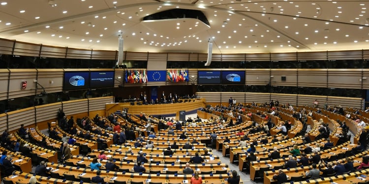 General view at plenary sessions of the European Parliament in Brussels