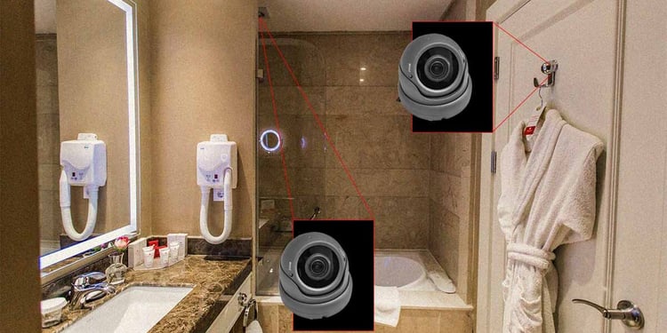 hotel room cameras