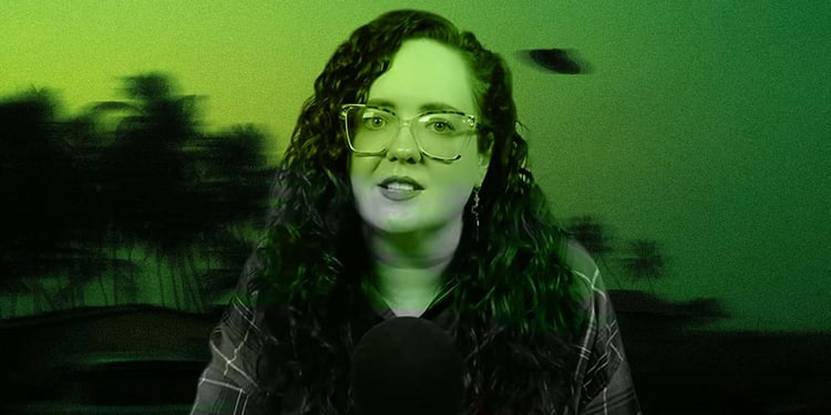 UFO presenter Kelly chase.