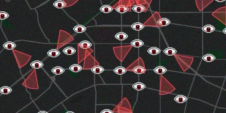 The view of the MapQuest app with marked Flock locations