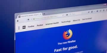 Homepage of Mozilla Firefox browser