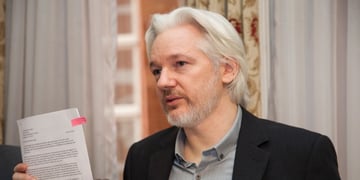 Photo of Julian Assange