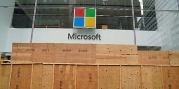 The Microsoft store is pictured in the Manhattan borough of New York City, New York, U.S., June 26, 