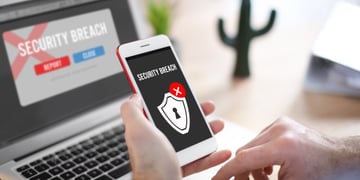 Security breach on laptop and mobile