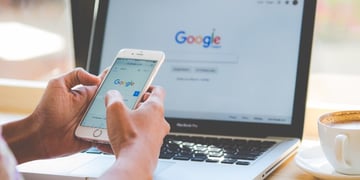 Google on laptop and mobile