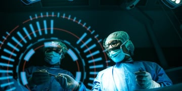 Doctor operation in operation room at hospital concept for insurance advertising.Team surgeon at wor