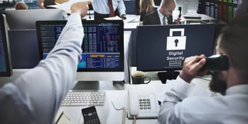 Data Privacy Encrypted Online Security Protection Concept