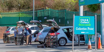 Collecting shopping from Asda`s click & collection