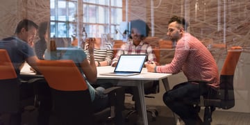 startup business team meeting in office