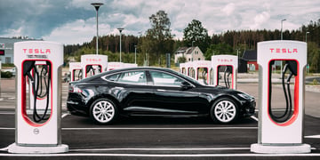 Tesla charging station