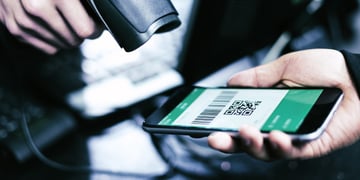 scanning a qr code
