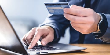 Online payment. Entering card details