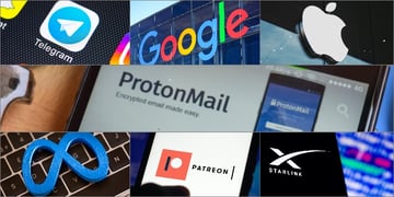 Many logos of different tech companies