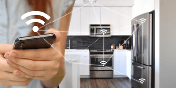 IOT devices, smart home concept