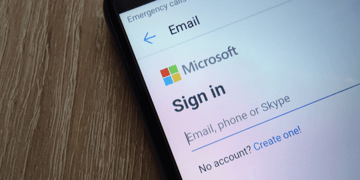 Log in to microsoft account