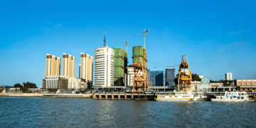 Nanjing port and harbour