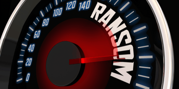 Dialling up the ransom-o-meter, like a speed dial but saying ransom