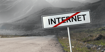 No Internet sign