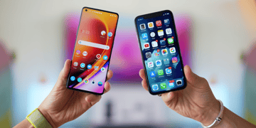Android and Apple smartphones